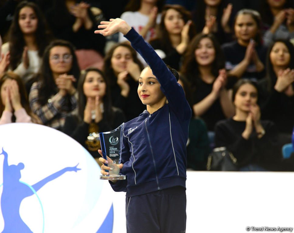 Award ceremony of AGF Junior Trophy in individual all-around held in Baku (PHOTO)