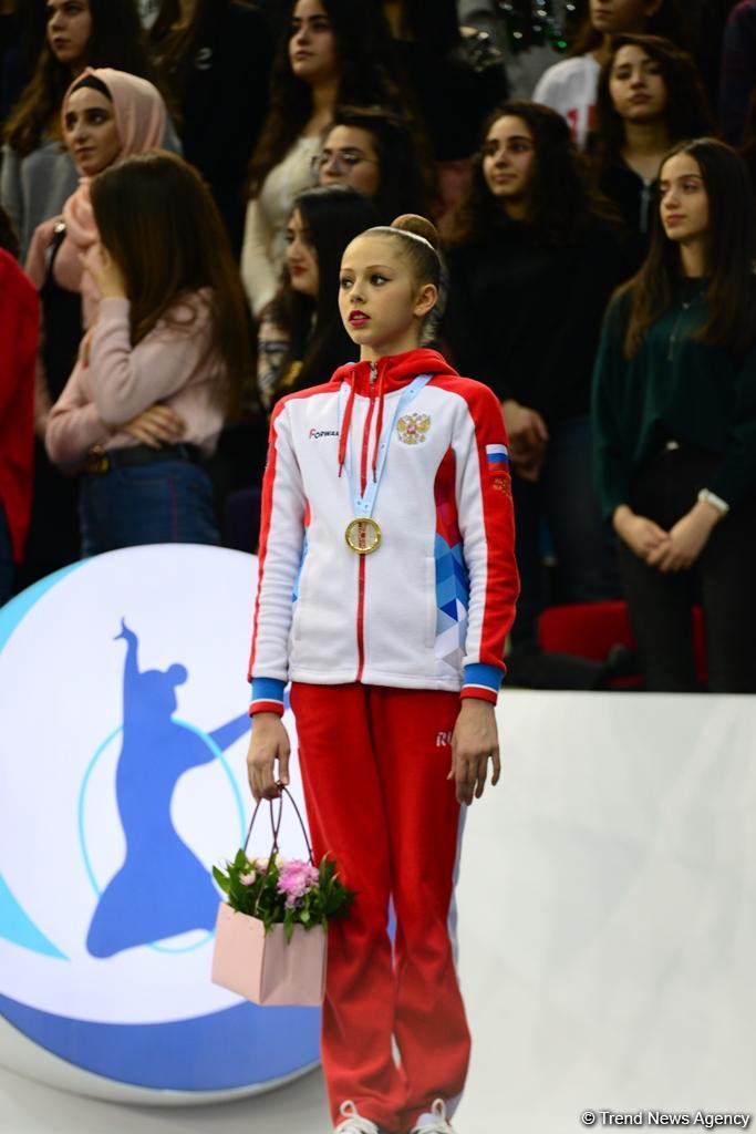 Award ceremony of AGF Junior Trophy in individual all-around held in Baku (PHOTO)