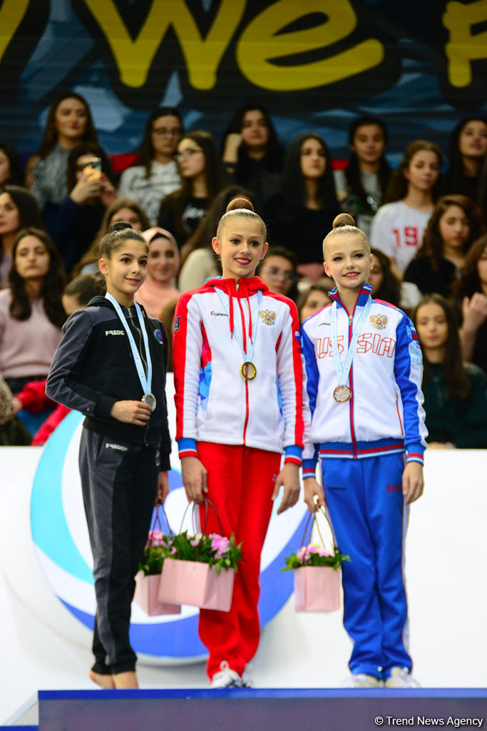 Award ceremony of AGF Junior Trophy in individual all-around held in Baku (PHOTO)