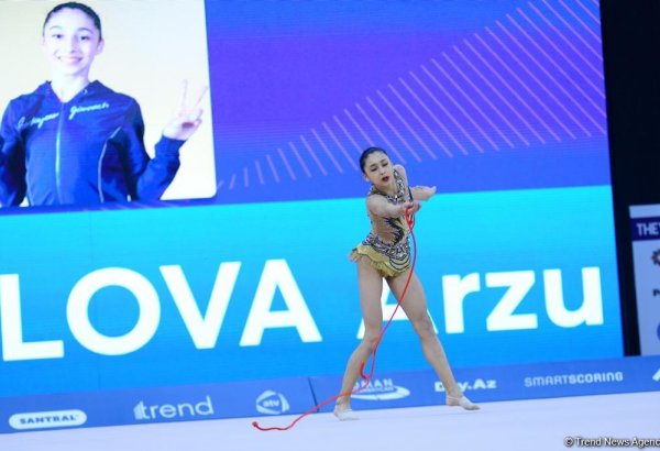 Рада, что завоевала медаль – бронзовая призёрка AGF Junior Trophy в упражнениях со скакалкой Арзу Джалилова