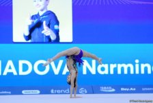 В Баку стартовал второй день Международного турнира по художественной гимнастике AGF Junior Trophy (ФОТО)