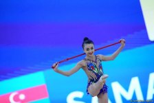 В Баку стартовал второй день Международного турнира по художественной гимнастике AGF Junior Trophy (ФОТО)
