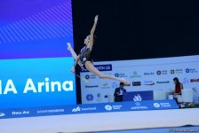 В Баку стартовал второй день Международного турнира по художественной гимнастике AGF Junior Trophy (ФОТО)