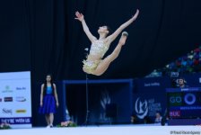 В Баку стартовал второй день Международного турнира по художественной гимнастике AGF Junior Trophy (ФОТО)