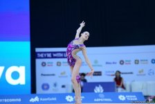 В Баку стартовал второй день Международного турнира по художественной гимнастике AGF Junior Trophy (ФОТО)