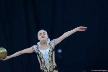 В Баку стартовал второй день Международного турнира по художественной гимнастике AGF Junior Trophy (ФОТО)
