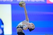 В Баку стартовал второй день Международного турнира по художественной гимнастике AGF Junior Trophy (ФОТО)