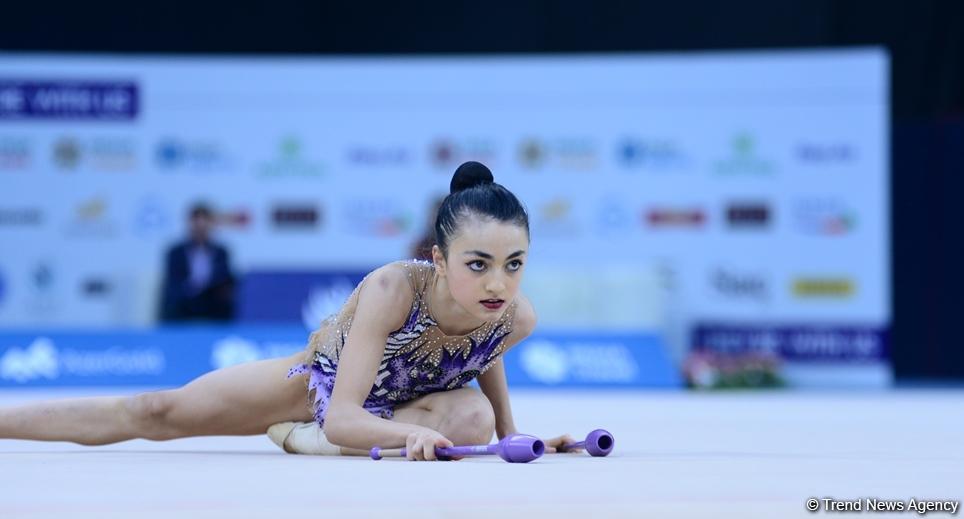 Нармина Самедова завоевала «серебро» Международного турнира AGF Junior Trophy в упражнениях с лентой