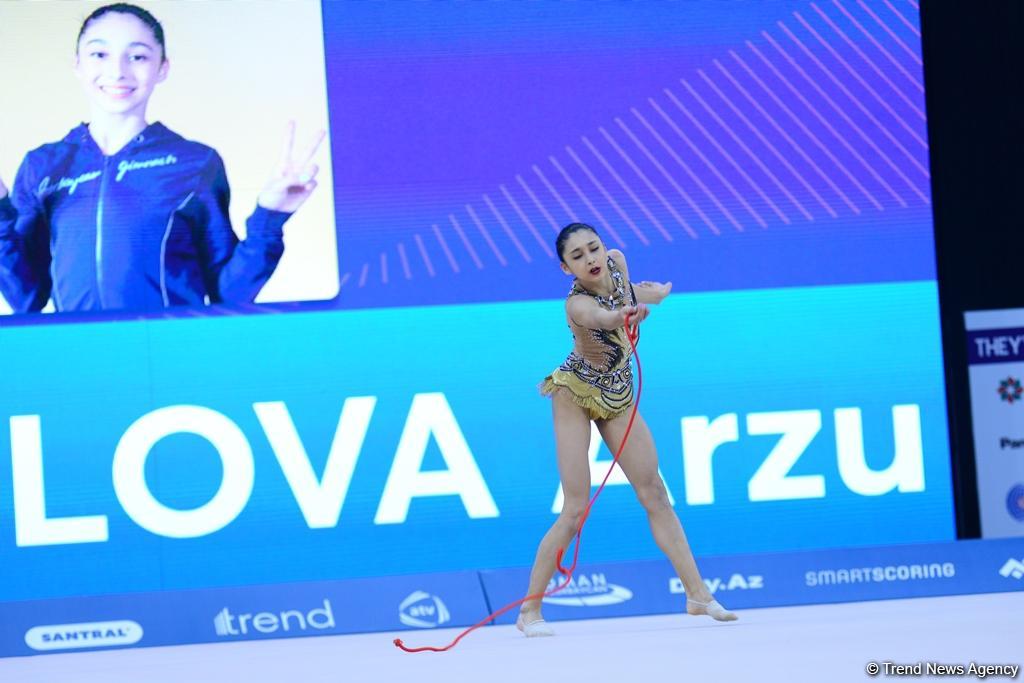 Рада, что завоевала медаль – бронзовая призёрка AGF Junior Trophy в упражнениях со скакалкой Арзу Джалилова