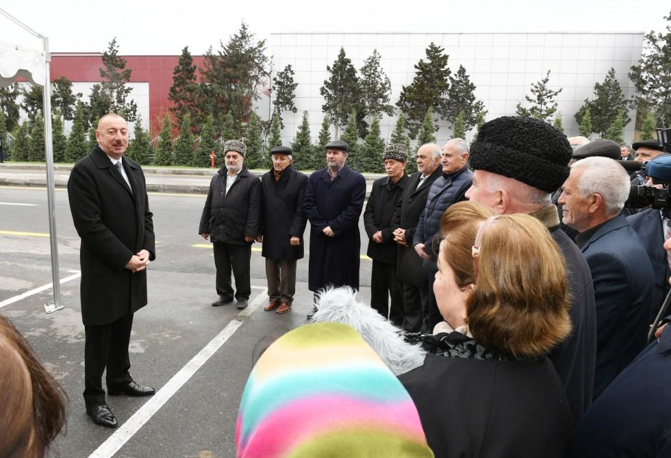 Президент Ильхам Алиев принял участие в открытии  автодороги  Мардакан-Гала (ФОТО)