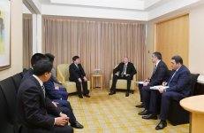 President Aliyev meets chairman of ZTE Corporation in Beijing (PHOTO)