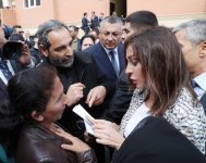 Первый вице-президент Мехрибан Алиева встретилась с вынужденными переселенцами (ФОТО) (версия 2)