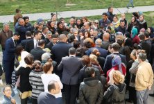 Первый вице-президент Мехрибан Алиева встретилась с вынужденными переселенцами (ФОТО) (версия 2)