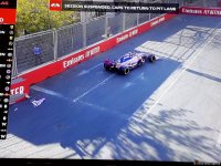 По причине аварии пилот остановил второй свободный заезд на Гран При Формулы 1 SOCAR Азербайджан (ФОТО)