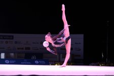 Лучшие моменты первого дня Кубка мира по художественной гимнастике в Баку (ФОТО)