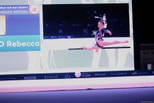 Лучшие моменты первого дня Кубка мира по художественной гимнастике в Баку (ФОТО)