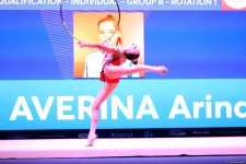 Лучшие моменты первого дня Кубка мира по художественной гимнастике в Баку (ФОТО)