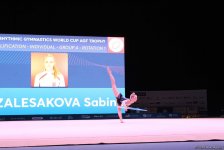 В Баку проходит Кубок мира по художественной гимнастике (ФОТО)