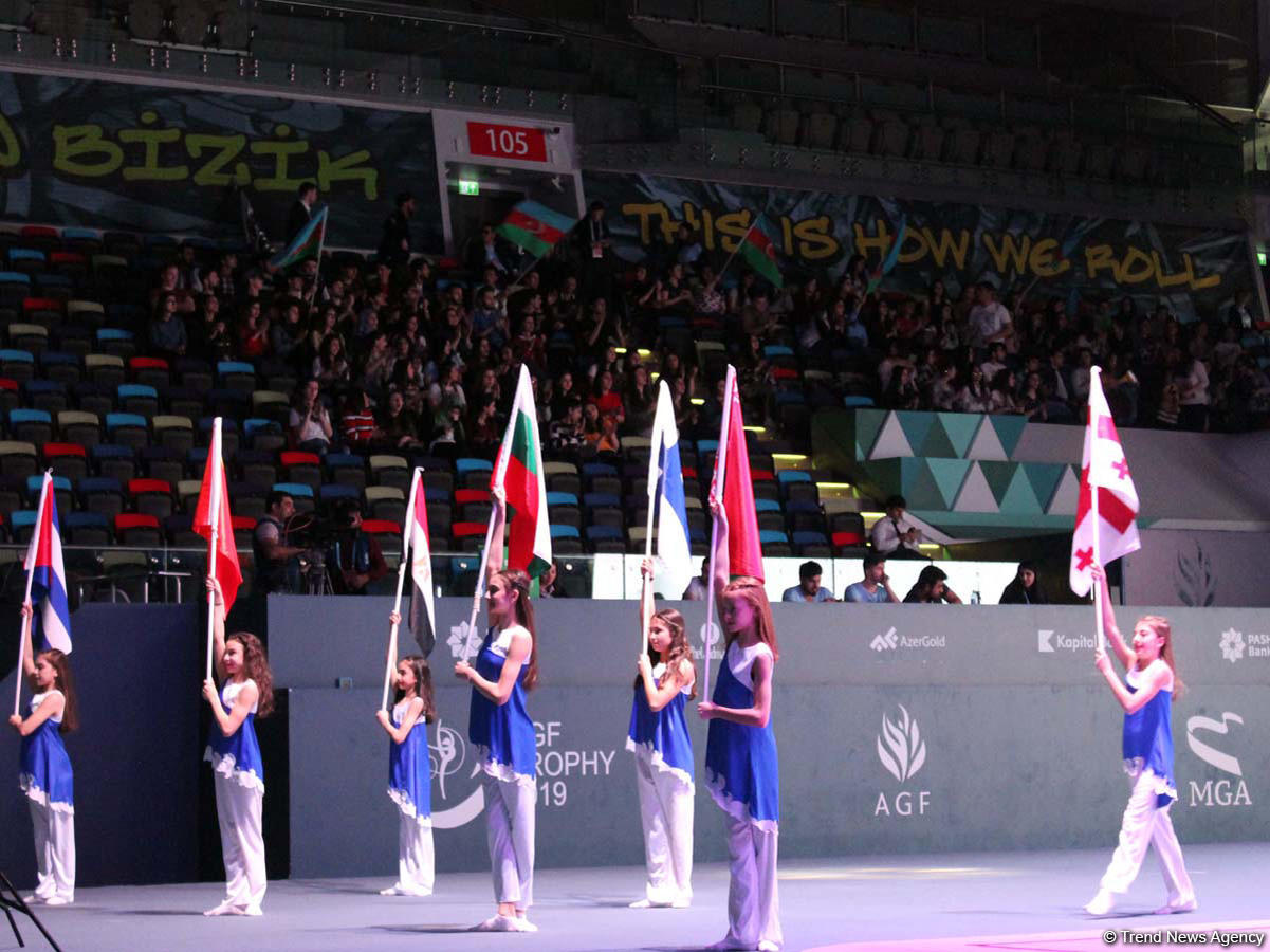 Opening ceremony of FIG Rhythmic Gymnastics World Cup held in Baku (PHOTO)