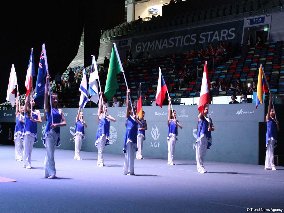 Opening ceremony of FIG Rhythmic Gymnastics World Cup held in Baku (PHOTO)