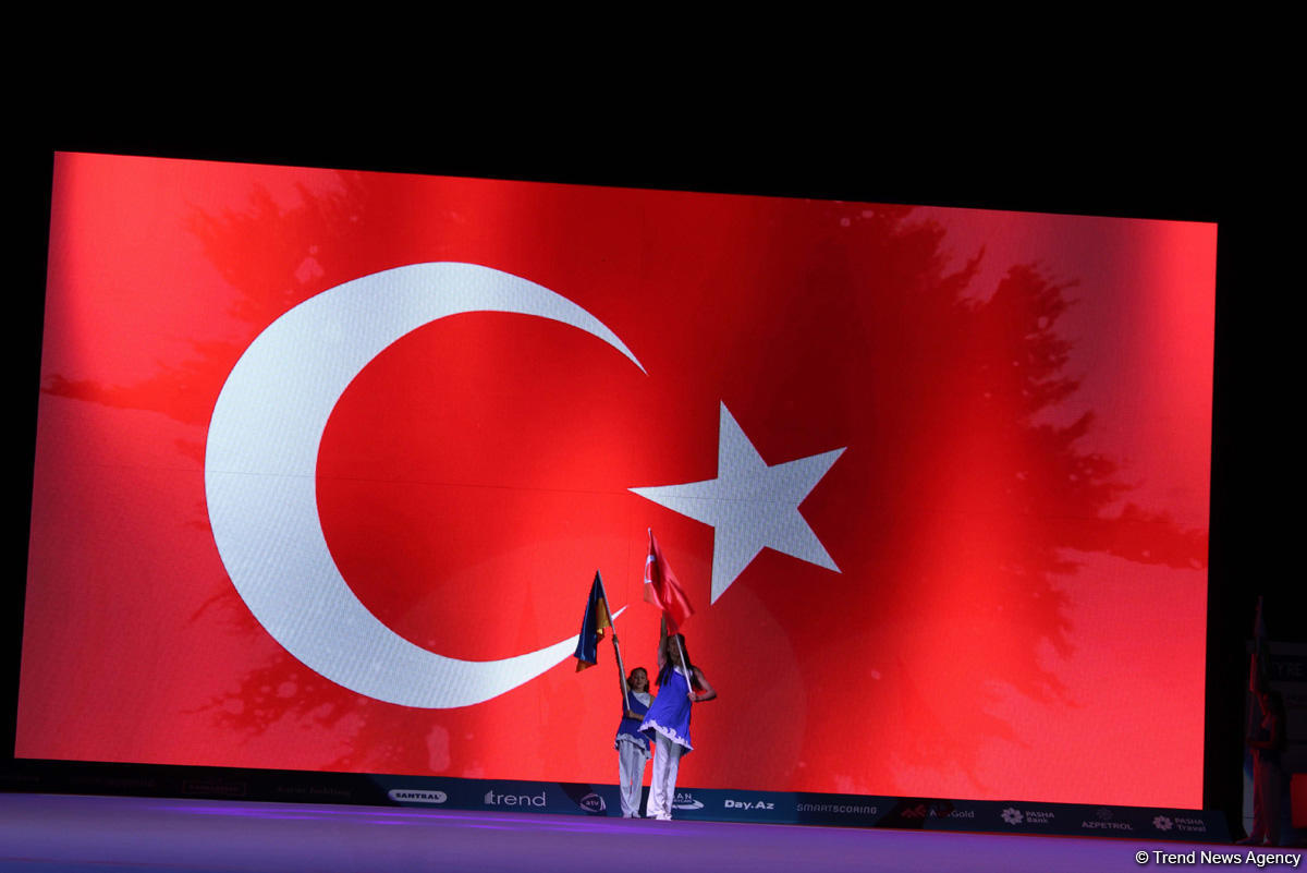Opening ceremony of FIG Rhythmic Gymnastics World Cup held in Baku (PHOTO)