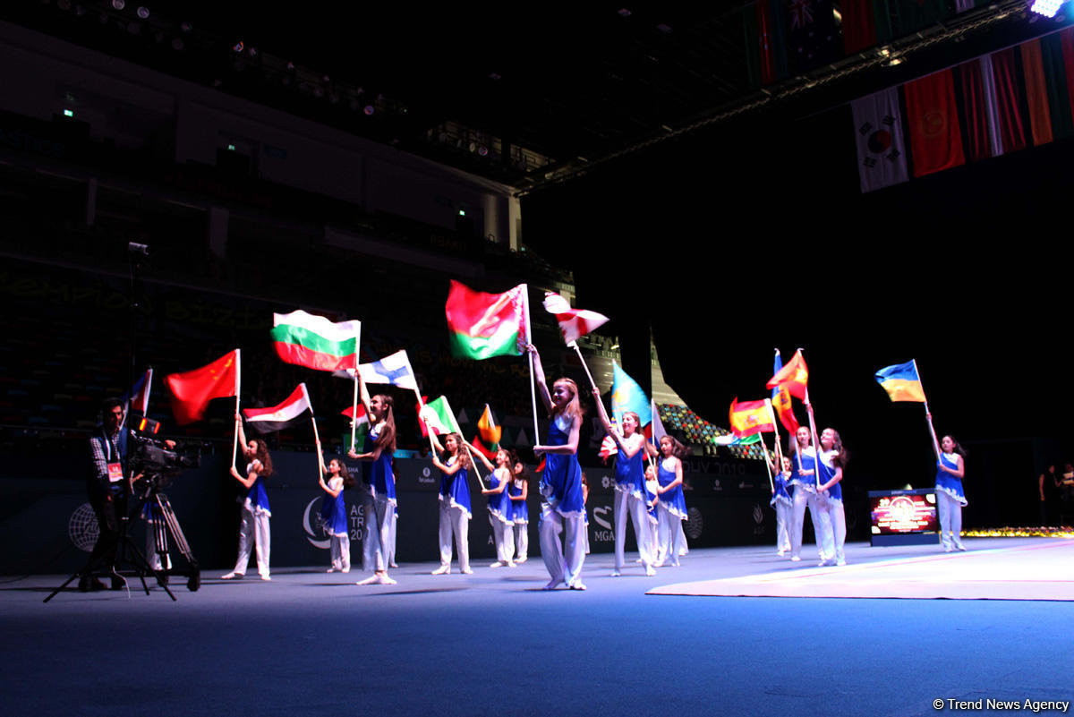 Opening ceremony of FIG Rhythmic Gymnastics World Cup held in Baku (PHOTO)