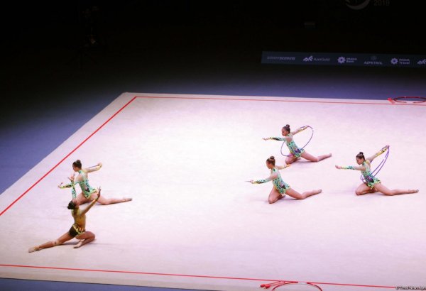 Finalist teams announced for FIG World Cup in Baku in exercises with three hoops, two pairs of clubs
