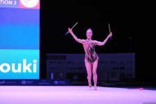 В Баку стартовал второй день соревнований Кубка мира по художественной гимнастике (ФОТО)