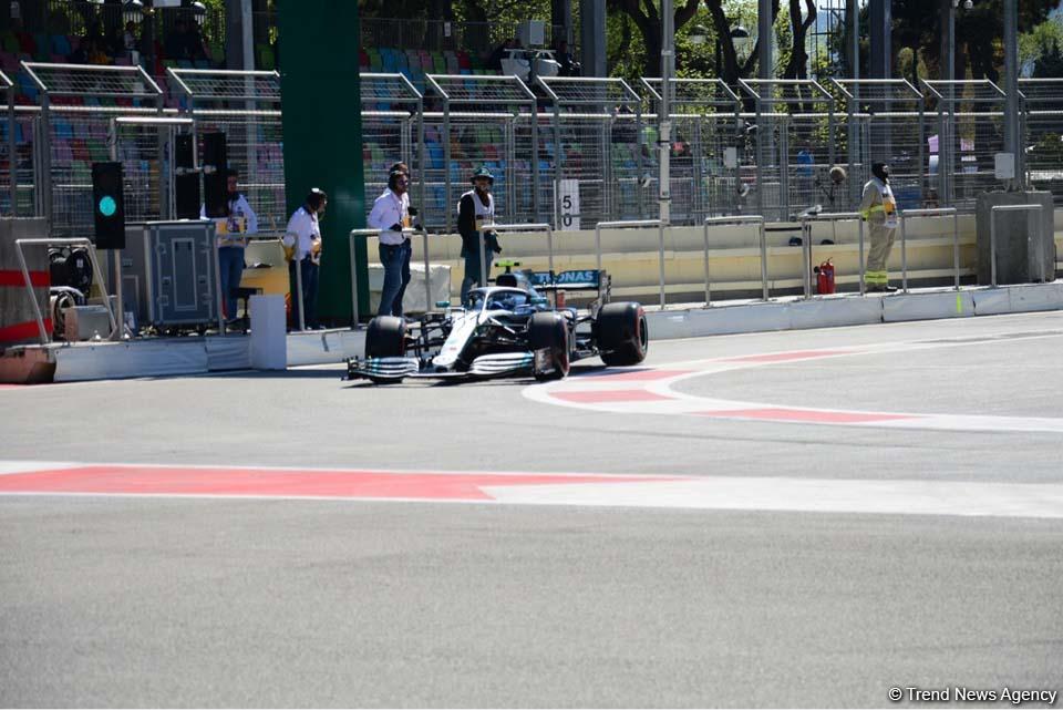Завершился этап квалификации болидов F1 Гран При Формулы 1 SOCAR Азербайджан