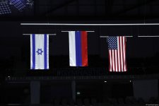 В Баку прошла церемония награждения призеров индивидуальных финалов Кубка мира по художественной гимнастике (ФОТО)