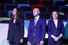 В Баку прошла церемония награждения призеров индивидуальных финалов Кубка мира по художественной гимнастике (ФОТО)