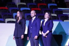 В Баку прошла церемония награждения призеров индивидуальных финалов Кубка мира по художественной гимнастике (ФОТО)