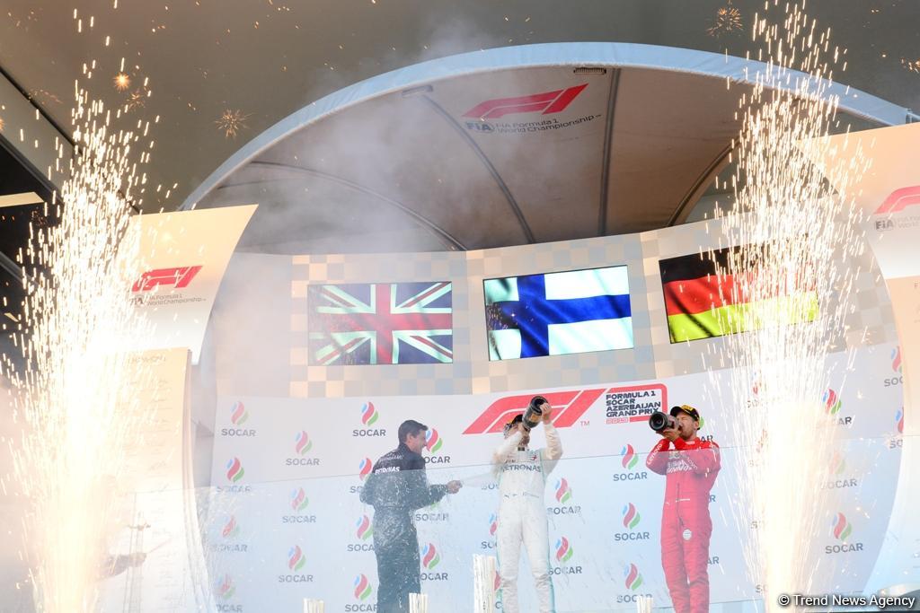 Winner of SOCAR Azerbaijan Grand Prix F1 Race named (PHOTO)