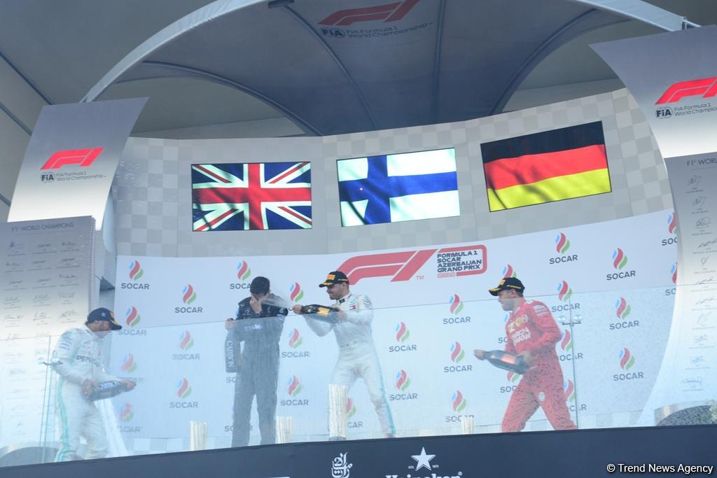 Winner of SOCAR Azerbaijan Grand Prix F1 Race named (PHOTO)