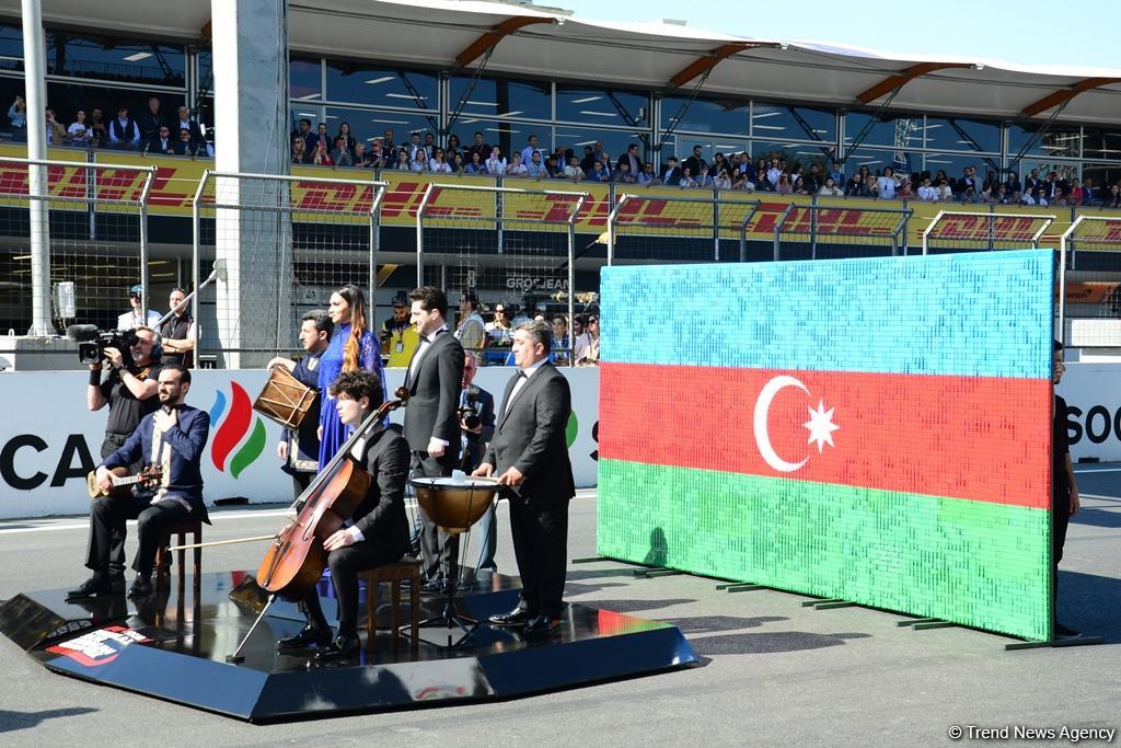 Грандиозная церемония открытия Гран-при Формулы 1 SOCAR Азербайджан в Баку (ФОТОРЕПОРТАЖ)