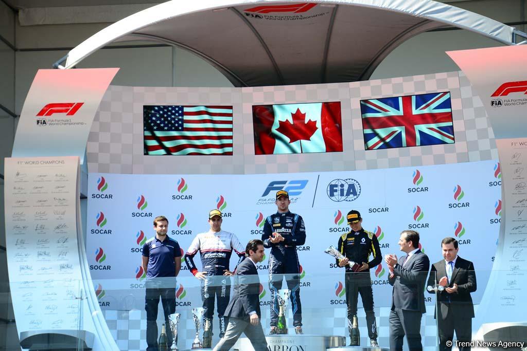 Определились победители соревнований FIA Formula-2 в Баку (ФОТО)