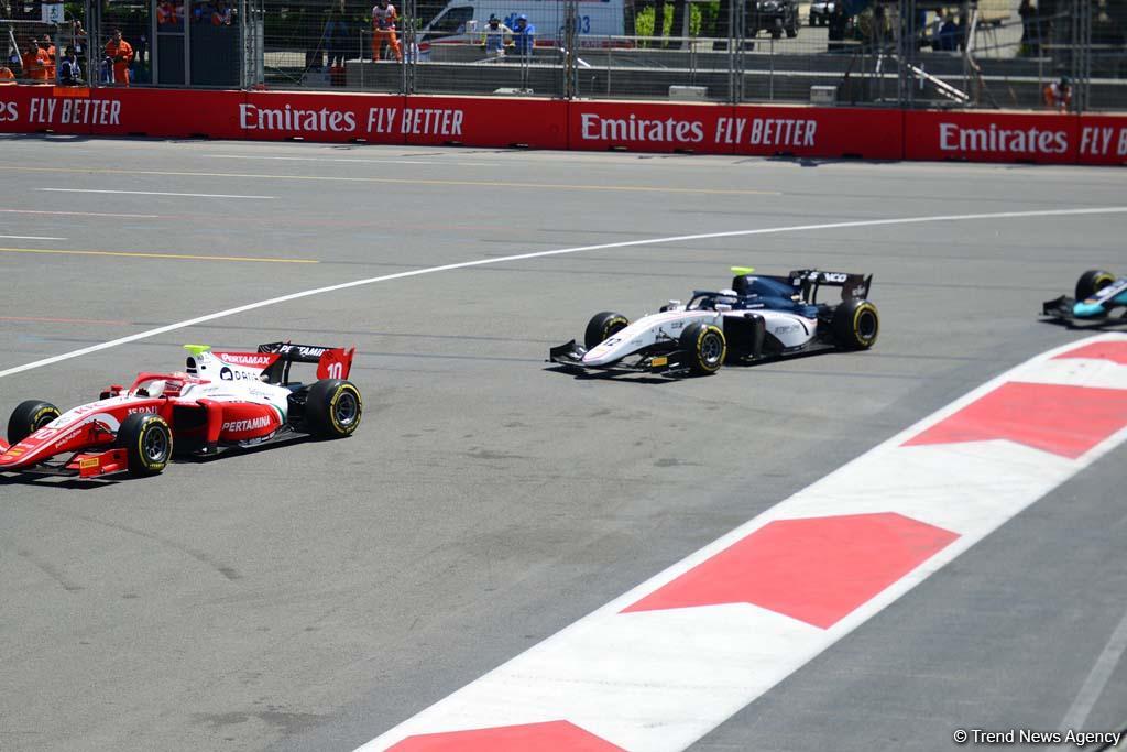 F2 second race kicks off as part of Formula 1 SOCAR Azerbaijan Grand Prix 2019 in Baku (PHOTO)