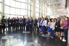 Денежными премиями награждены победители конкурса "Birpərdəli pyeslər" (ФОТО)