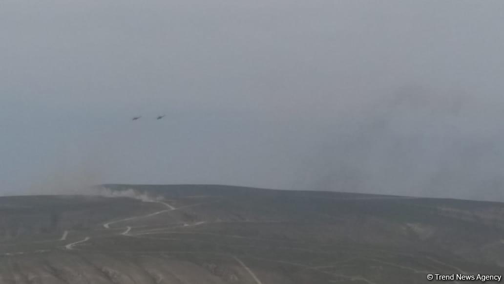 Азербайджано-турецкие тактические учения с боевой стрельбой завершились (ФОТО)
