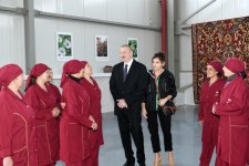 Президент Ильхам Алиев и Первая леди Мехрибан Алиева приняли участие в открытии Гобустанского филиала ОАО «Азерхалча» (ФОТО)