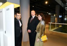Президент Ильхам Алиев и Первая леди Мехрибан Алиева приняли участие в открытии здания Агентства DOST и центра DOST (ФОТО) (версия 2)