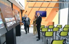 Президент Ильхам Алиев и Первая леди Мехрибан Алиева приняли участие в открытии здания Агентства DOST и центра DOST (ФОТО) (версия 2)