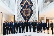 Президент Ильхам Алиев принял участие в открытии нового здания посольства Азербайджана в Бельгии (ФОТО)