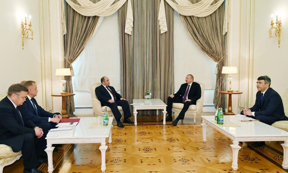 Президент Ильхам Алиев принял вице-премьера Беларуси (ФОТО)