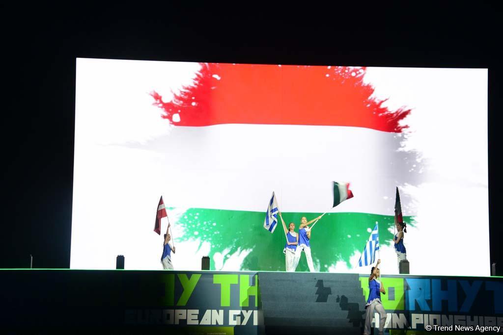 Грандиозная церемония открытия 35-го Чемпионата Европы по художественной гимнастике в Баку (ФОТОРЕПОРТАЖ)