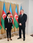 Президент Ильхам Алиев и Первая леди Мехрибан Алиева встретились с главой Всероссийской федерации художественной гимнастики (ФОТО)