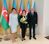 Президент Ильхам Алиев и Первая леди Мехрибан Алиева встретились с главой Всероссийской федерации художественной гимнастики (ФОТО)