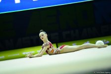 В Баку стартовал второй день соревнований 35-го Чемпионата Европы по художественной гимнастике (ФОТО)