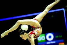 В Баку стартовал второй день соревнований 35-го Чемпионата Европы по художественной гимнастике (ФОТО)