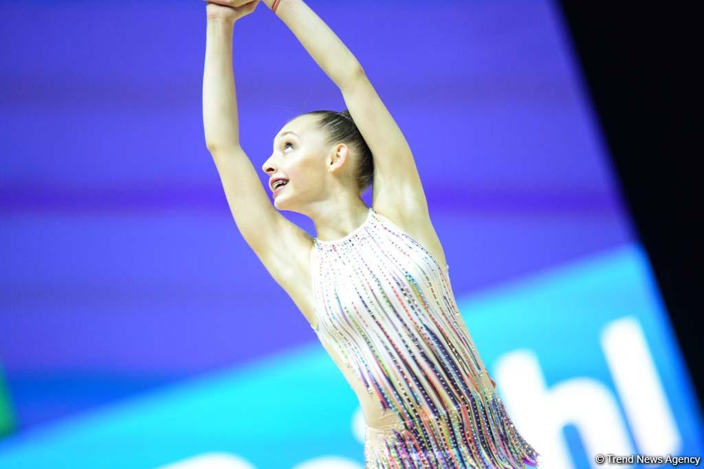 В Баку стартовал второй день соревнований 35-го Чемпионата Европы по художественной гимнастике (ФОТО)